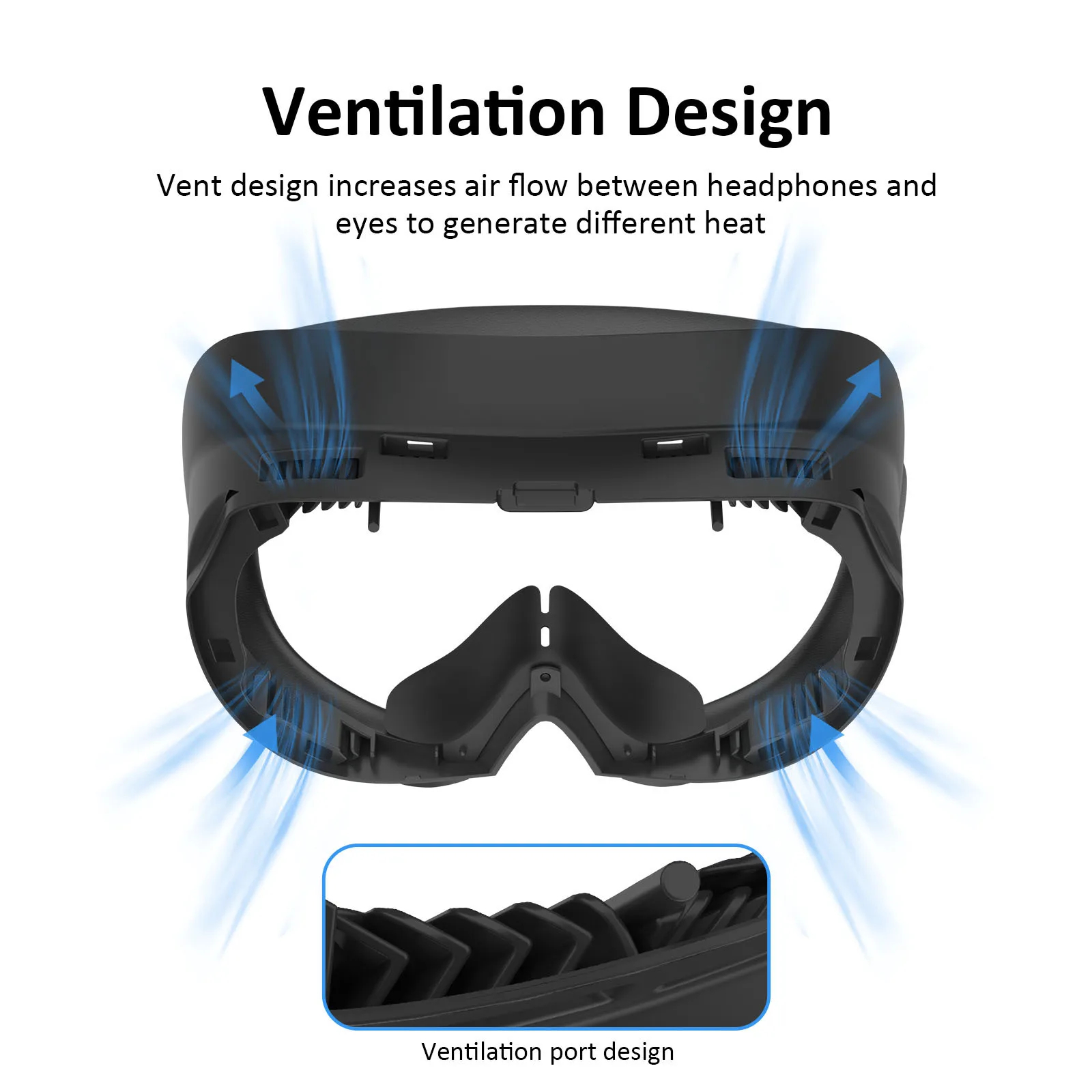 VR Face Interface Bracket, esponja Face Pad Substituição para Pico 4 VR Headset, capa de couro lavável à prova de suor