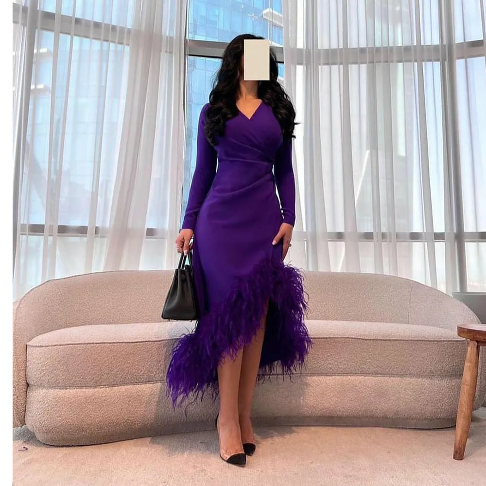 Modena Formal Evening Dresses Saudi Arabia V Neck Customized Mermaid Prom Gown For Women Wedding Bnaquet Celebrity Dress