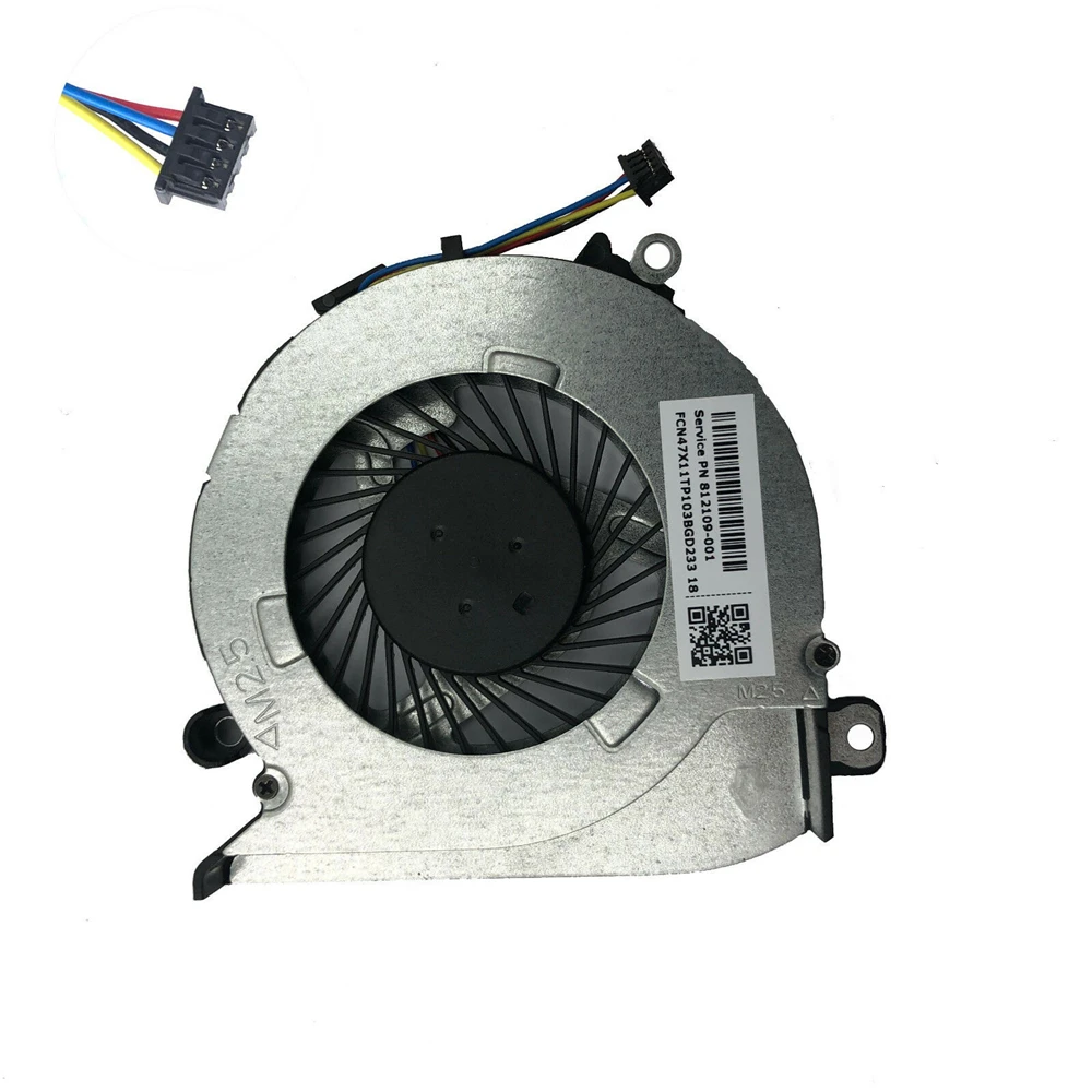 1Pcs CPU Cooling Fan Cooler for HP 15-AB 15-ab 14-AB Laptop 812109-001