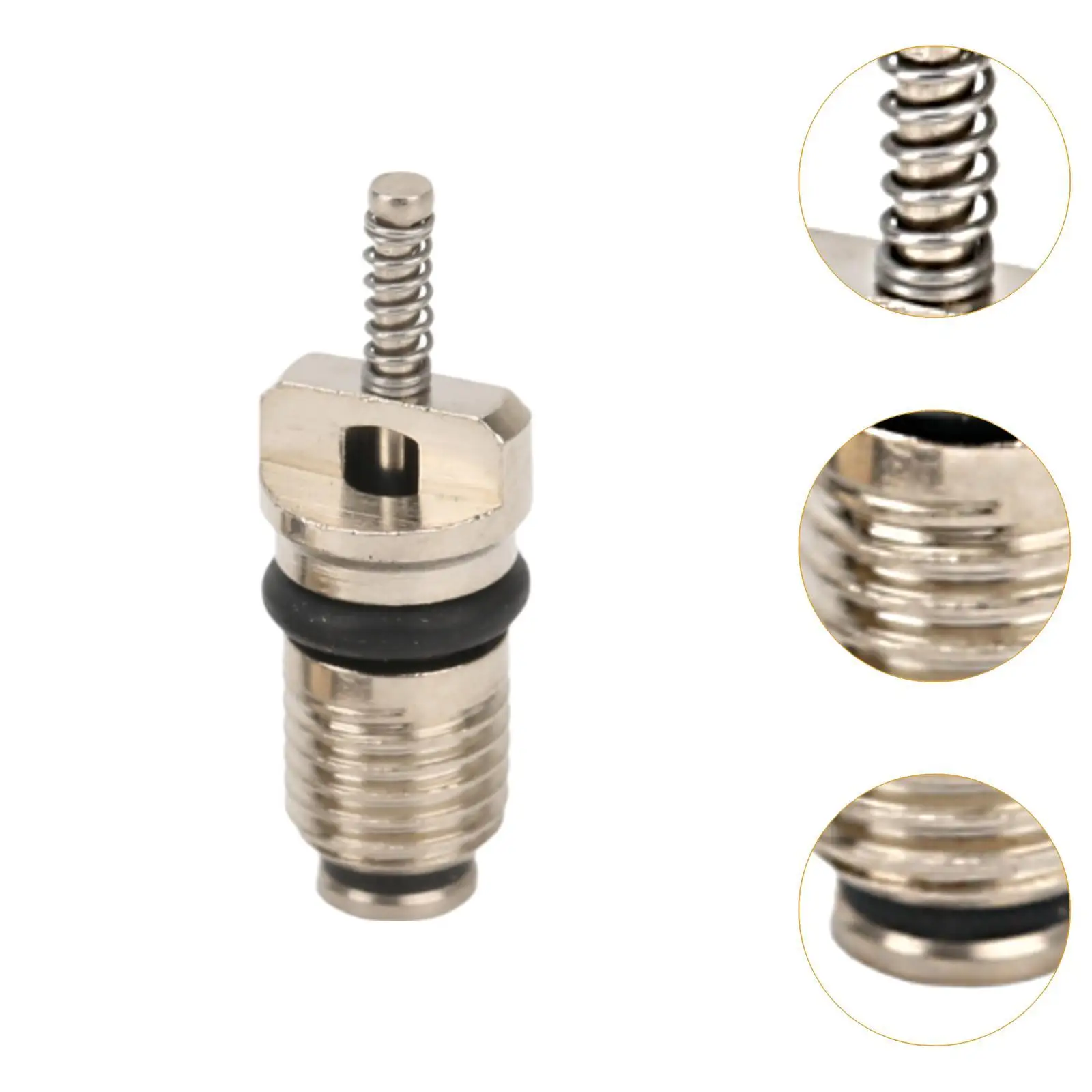 Conditioner Valve Cores Copper Rubber Kit Automotive AC Service Parts for R134 Car Systems 10 Pack