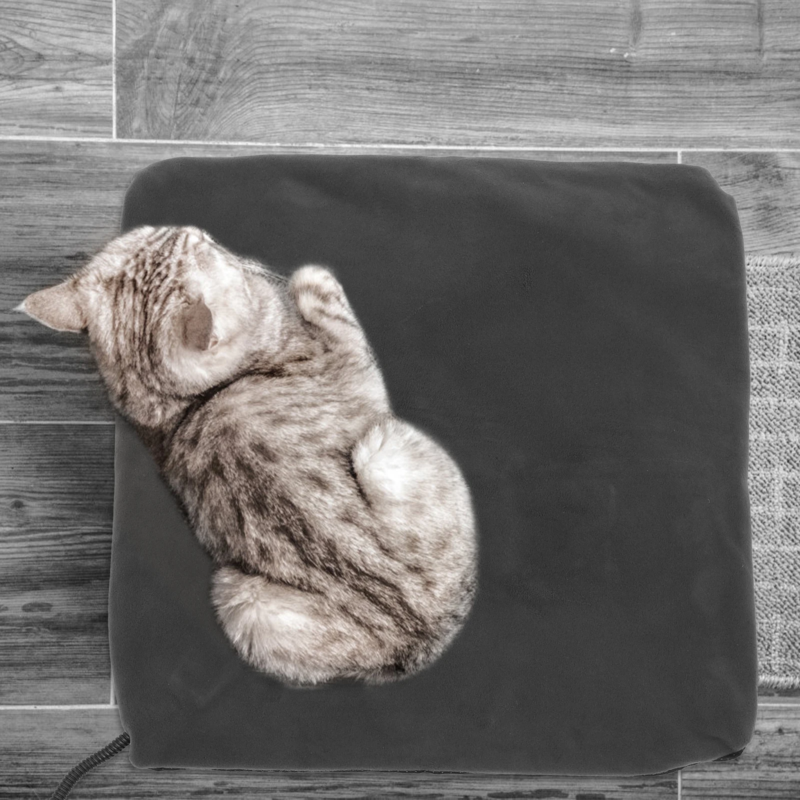 

1Set Electric Pet Heating Pad Durable Antibite Removable Cover for Cold Winter Comfort Dog Heating Pad Warming Bed