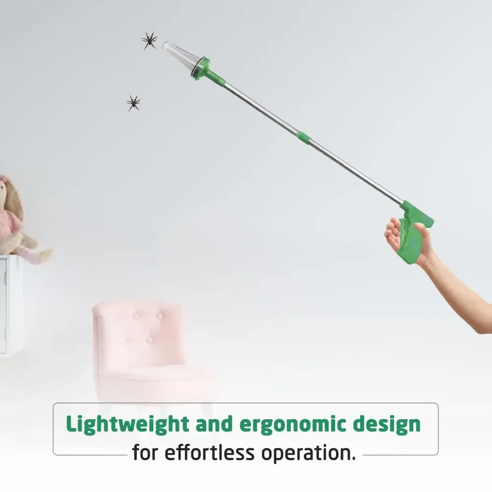 1 Stück Spinnenfänger, Insektenfänger, Spinnenfanggerät, langer Griff, faltbares Design, Werkzeug für eine schonende und effektive Fangmethode. – Detail 5