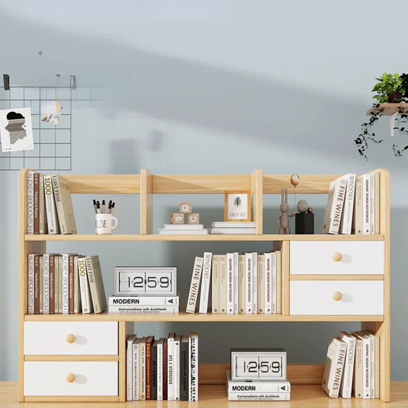 

Multi-Layer Simple Desktop Bookshelf and Storage Shelf Desk Storage Office Shelf Student Dormitory Desk Small Bookcase