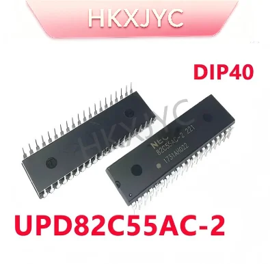 5-10/PCS New UPD82C55AC-2 82C55AC-2 UPD82C55AC DIP40 Single-chip microcontroller interface chip In Stock