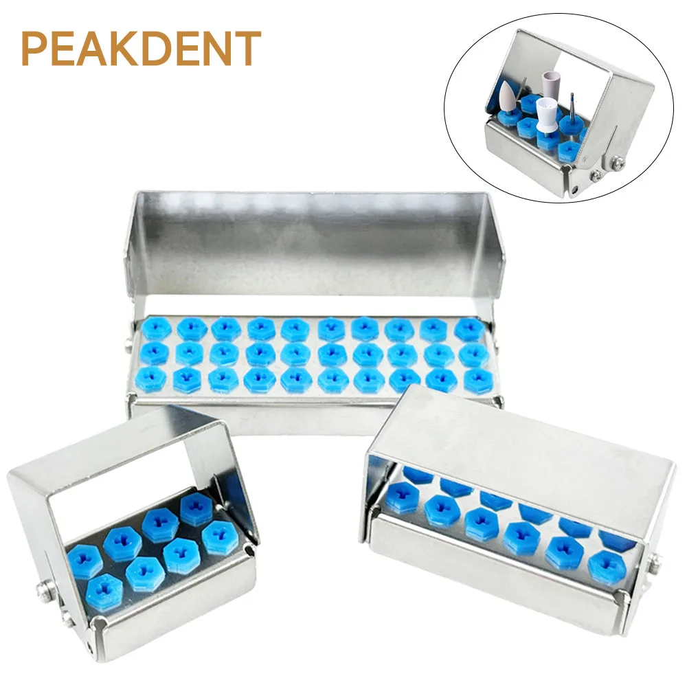 

Dental Handpiece Needle Sterilization Rack Dental Holder Sterilization Storage Box Stand High/Low Speed Handpiece Needle Rack