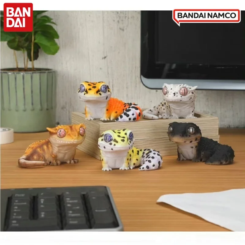 

BANDAI Биологическая игрушка с большим изображением - витое яйцо, толстый хвост, леопардовый узор, дворцовая гвардия, ящерица, познавательное животное, мягкая пластиковая модель