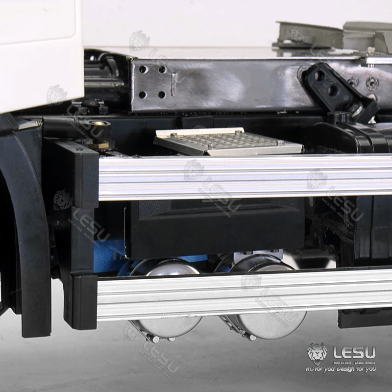 LESU Ureum Tank Batterij Box Uitlaat Tank Set 1/14 Fh16 DIY RC Tractor Truck Afstandsbediening Auto Model Onderdelen Speelgoed