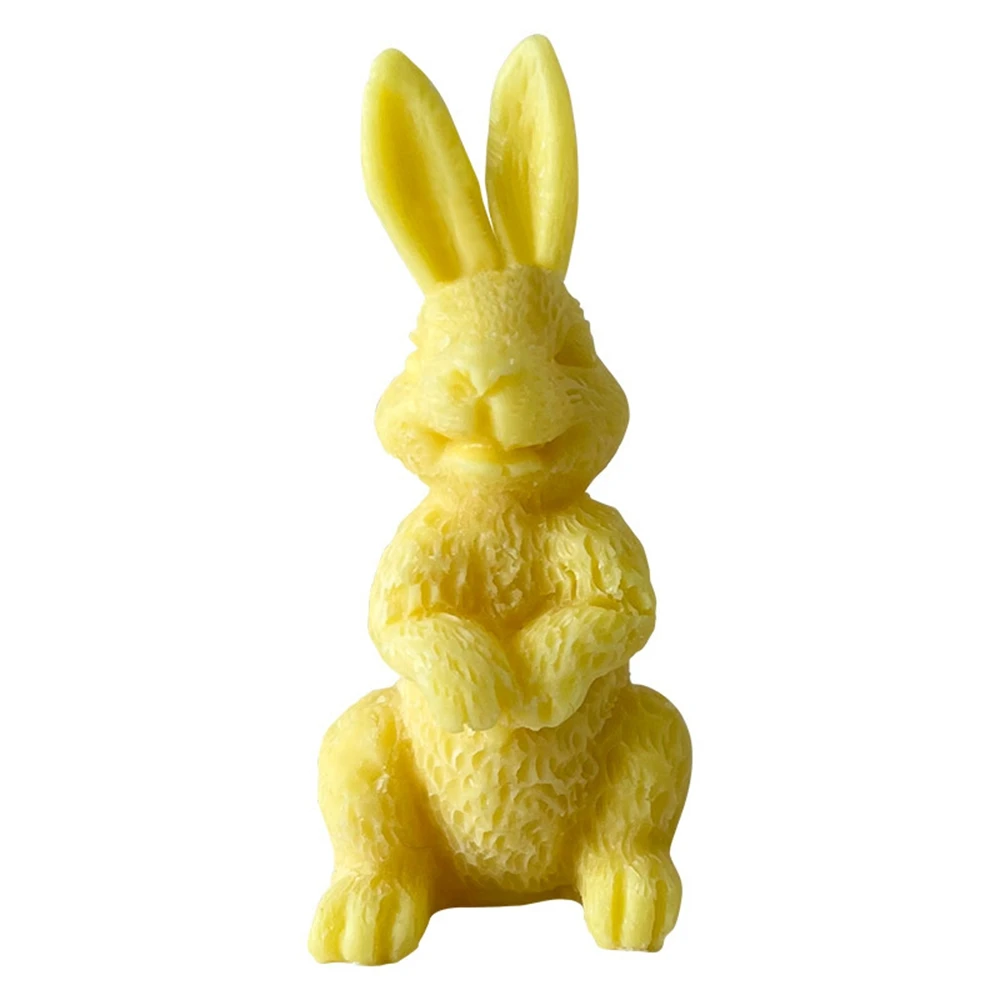 

Three dimensional Fried Dough Twists rabbit candle silicone mold Silicone Mold Scented Making Tools 3D DIY Handmade Fragrance