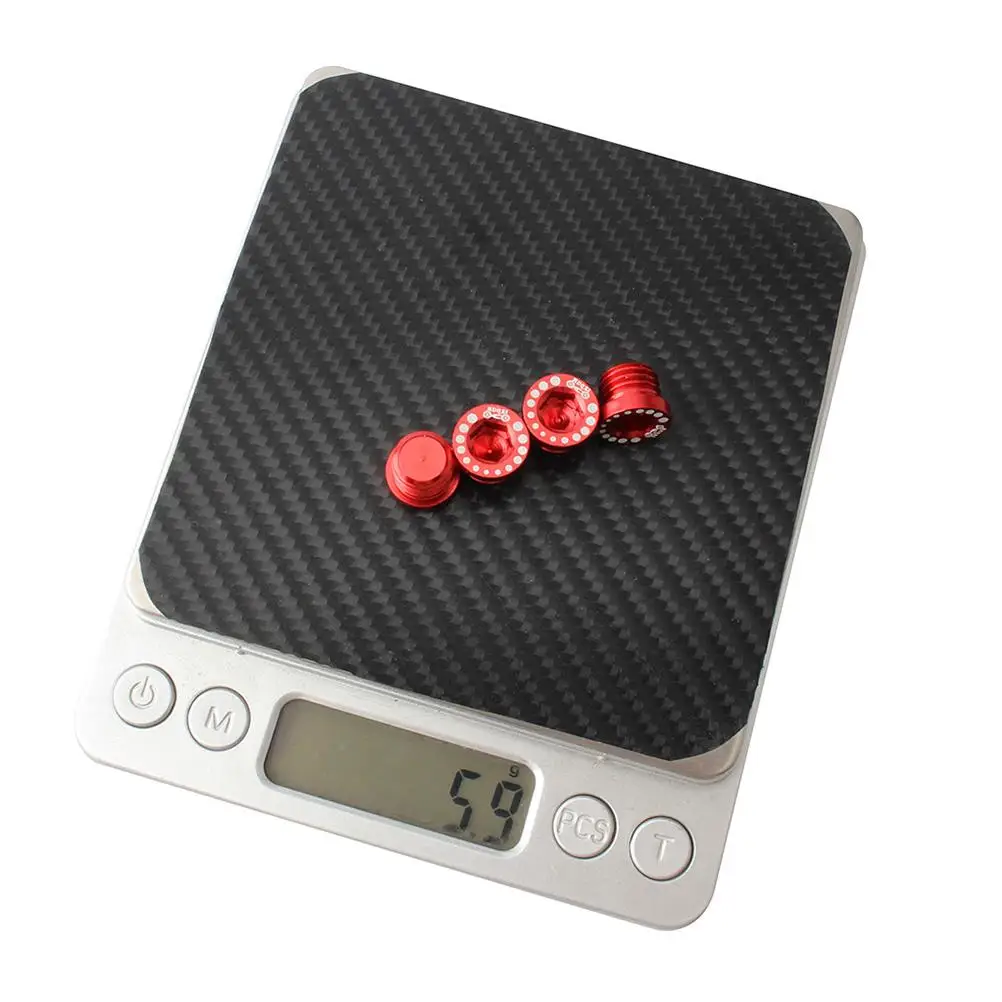 4pcs Screws Bike Disc Rotor Bolts Levers Sleeve Cable Speed Housing Threading Aluminum Lightweight Mountain Road Bicycle