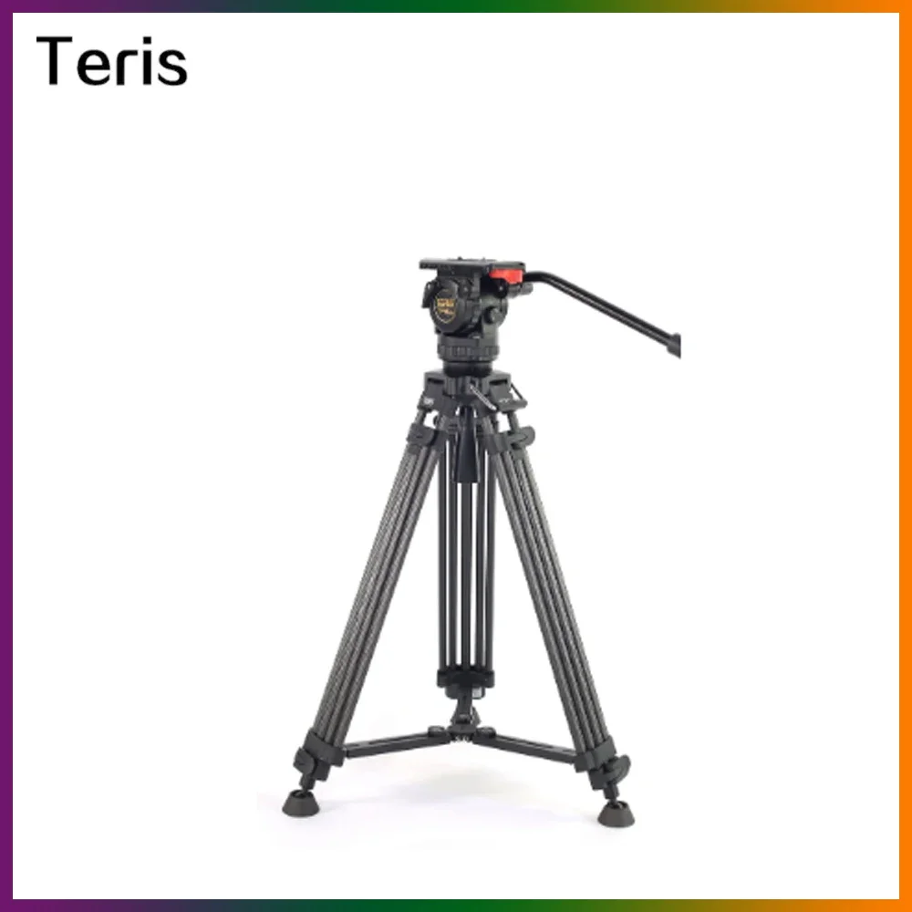 

TERIS TS-N6AL PLUS с жидкостной головкой, TS-N6CF PLUS, TS-N6CF-Q PLUS Штатив DSLR для съемки видеопленки камеры