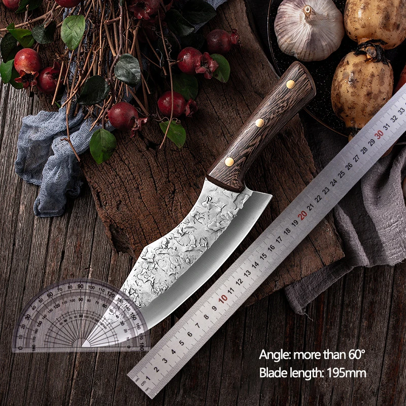 XITUO Stainless Manganese Steel Meat Cutting Knives Forging Butcher Knife Cutting Meat Kind High-quality Tools For The Kitchen