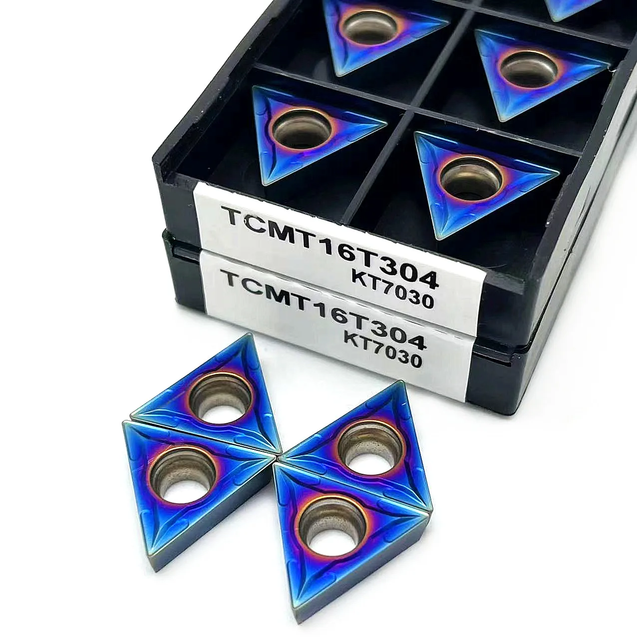 Nano Blue Insert 100% Original TCMT16T304 TCMT16T308 KT7030 High Quality Internal Turning Tool Carbide Inserts for Stainless