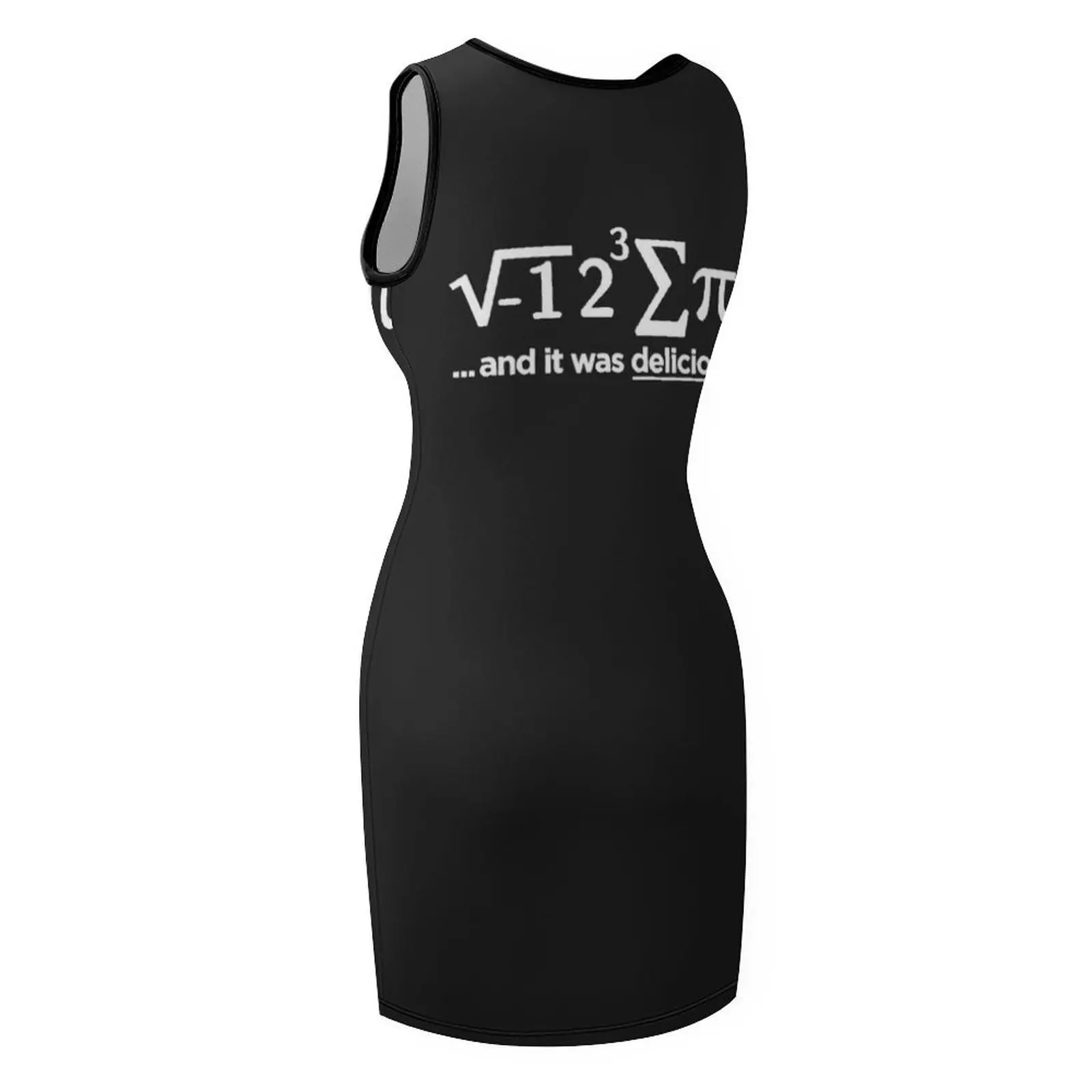 مضحك الرياضيات Pun تي شيرت الهدايا-أنا أكل بعض فطيرة وكان ذلك لذيذ للنساء الرجال بلا أكمام فستان الشمس فستان وصيفة الشرف امرأة