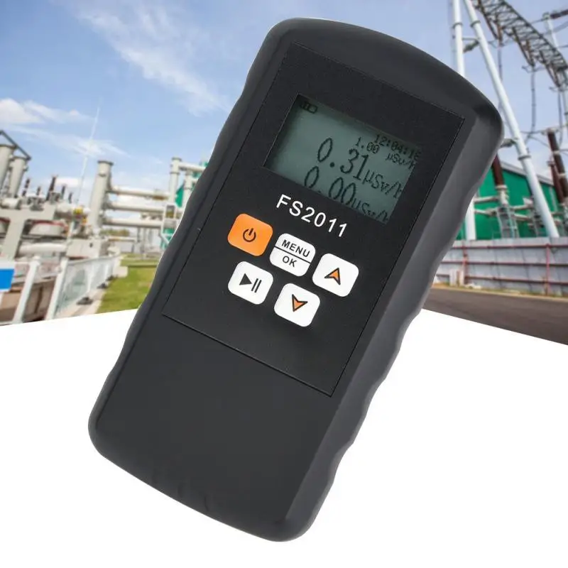 Radioactive Alarm Large Lcd Display Screen Clear Clearly And Easily Detecting Data High-quality Easy To Operate Dosimeter