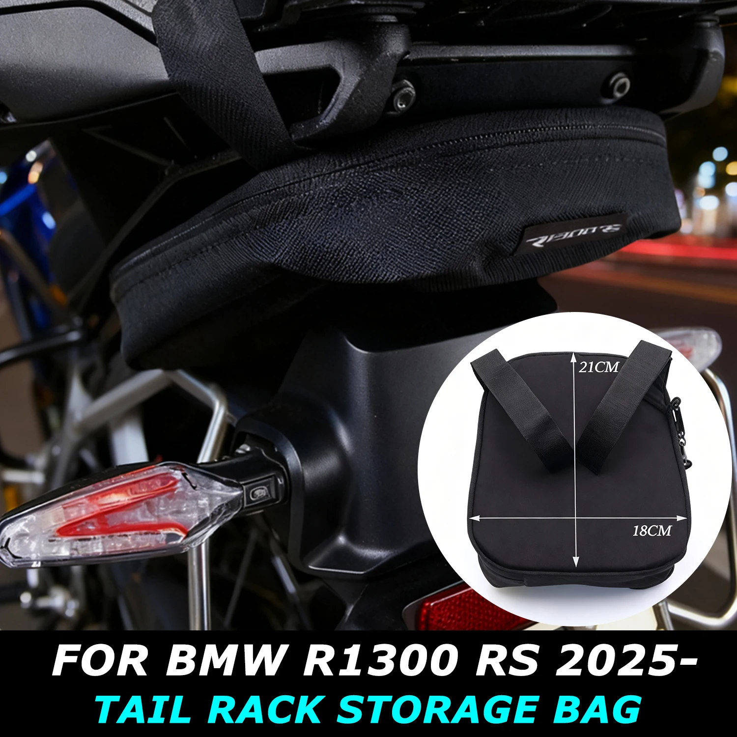 2025 2026 R 1300RS R 1300RS New Motorcycle Rear Luggage Rack Under Bag For BMW R1300RS R 1300 RS R1300 RS Tool Storage Bags