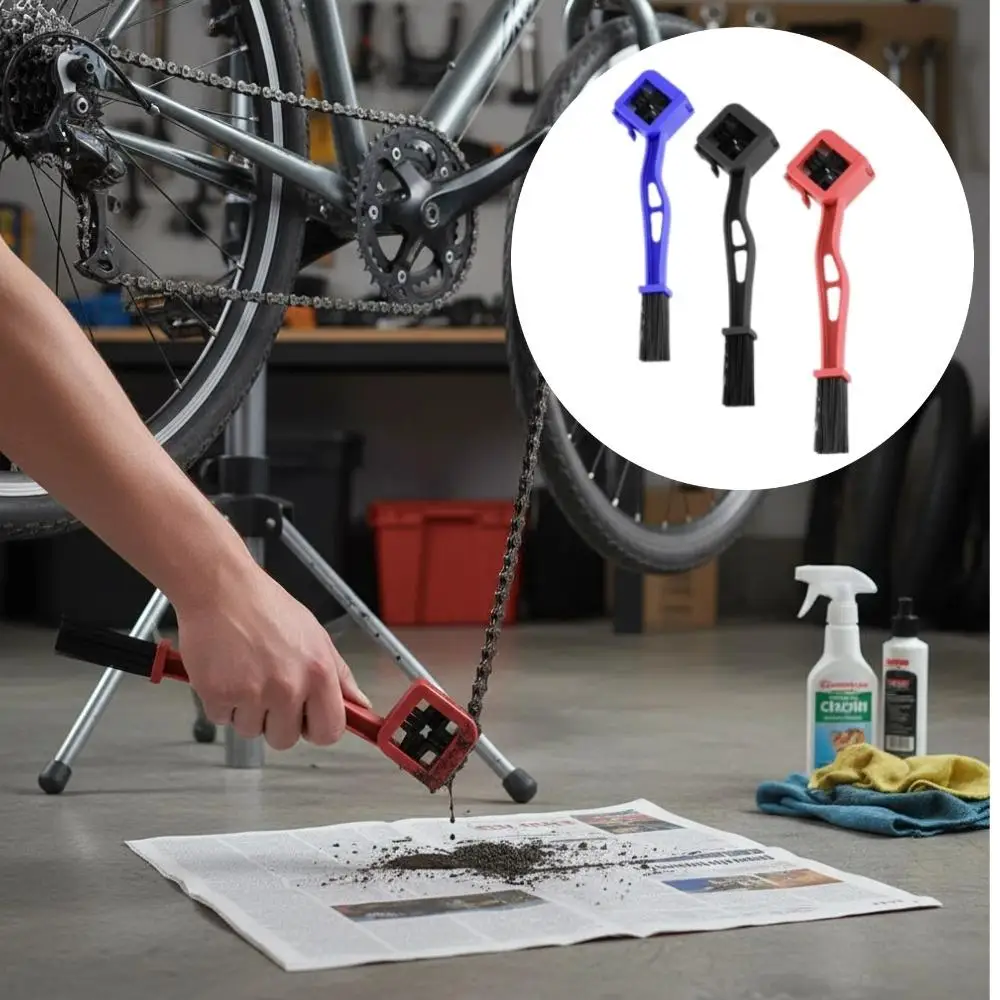 

Щетка для чистки велосипедной цепи MTB, пластиковая цепная шестерня, щетка для гранж-колеса, портативный инструмент для чистки велосипедной мотоциклетной шестерни