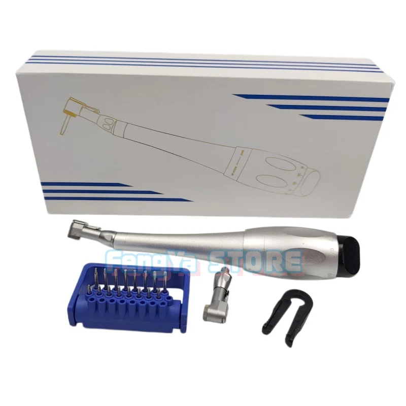 

1 Set Adjustable Dental Universal Implant Torque Wrench With 16Pcs Drivers Dentistry Latch Head Handpiece Contra Angle 5N-35N