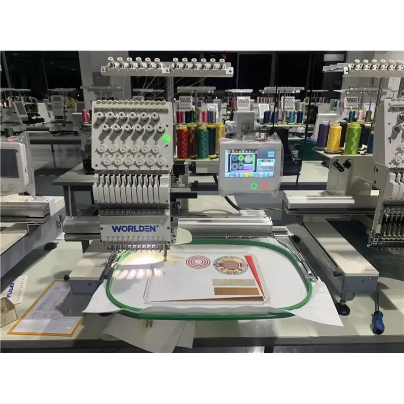 WD-1201 China's hot-selling single-head high-quality clothing flat embroidery machine