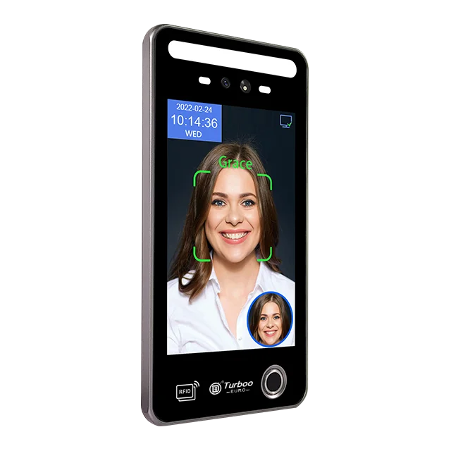 LINUX Ai Recognito facial Productos de control de acceso biométrico Dispositivo facial de asistencia RFID para empleados Reloj en el trabajo