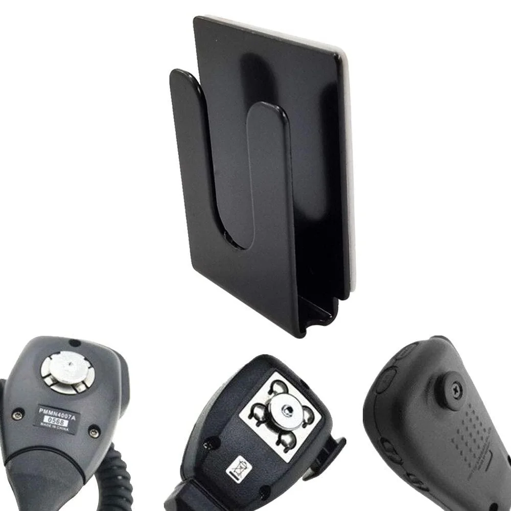 Supporto universale per microfono Clip gancio a mano per Motorola per Kenwood YEASU TYT per Hytera per BAOFENG autoradio Walkie Talkie