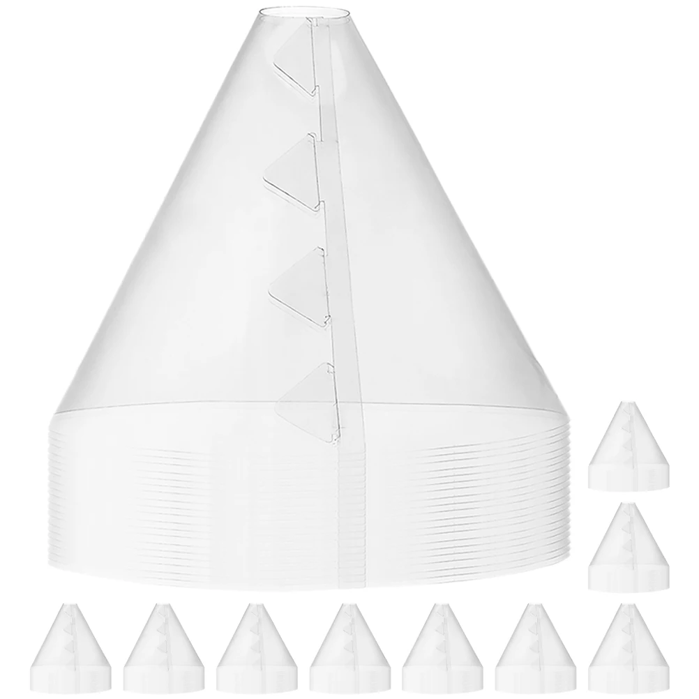 

10 Pcs Plant Protective Cover Covers Freeze Protection Plants Seedling Protector Cloche Flower House Vegetable Garden
