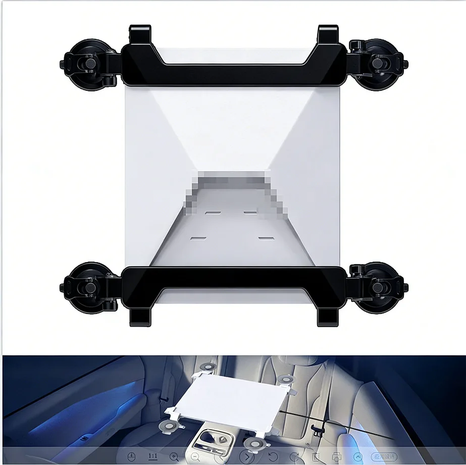 Starlink Mini Car Mount Suction Cup Holder Outdoor Roof Rack ABS Material Compact Sunroof Car Durable Vehicle Mount