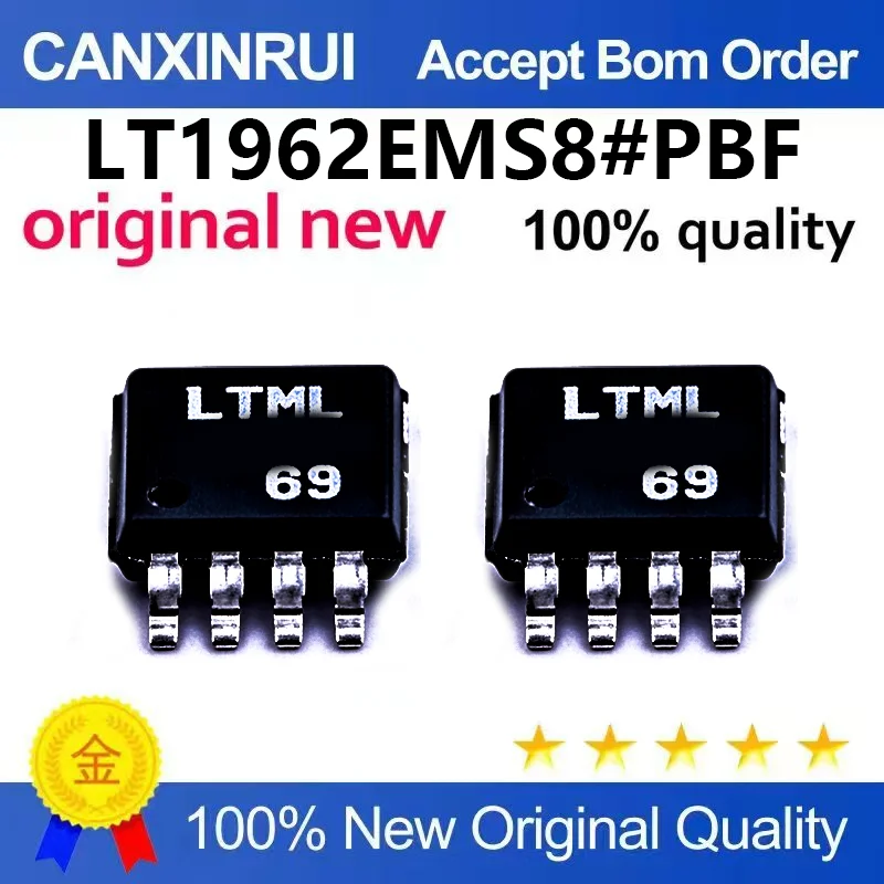（5pcs-100pcs）Brand new original genuine LT1962EMS8 LT1962EMS8 # PBF package MSOP-8