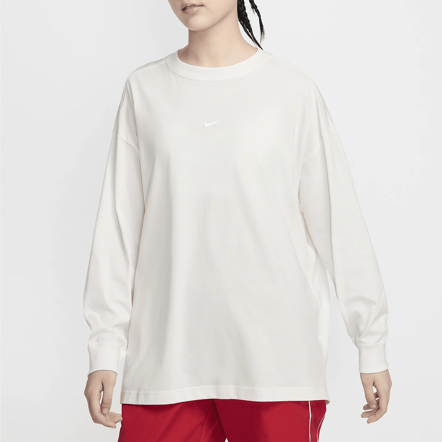 

Оригинальные новые женские простые и свободные тренировочные спортивные и свободные с длинными рукавами Nike DM6233-133