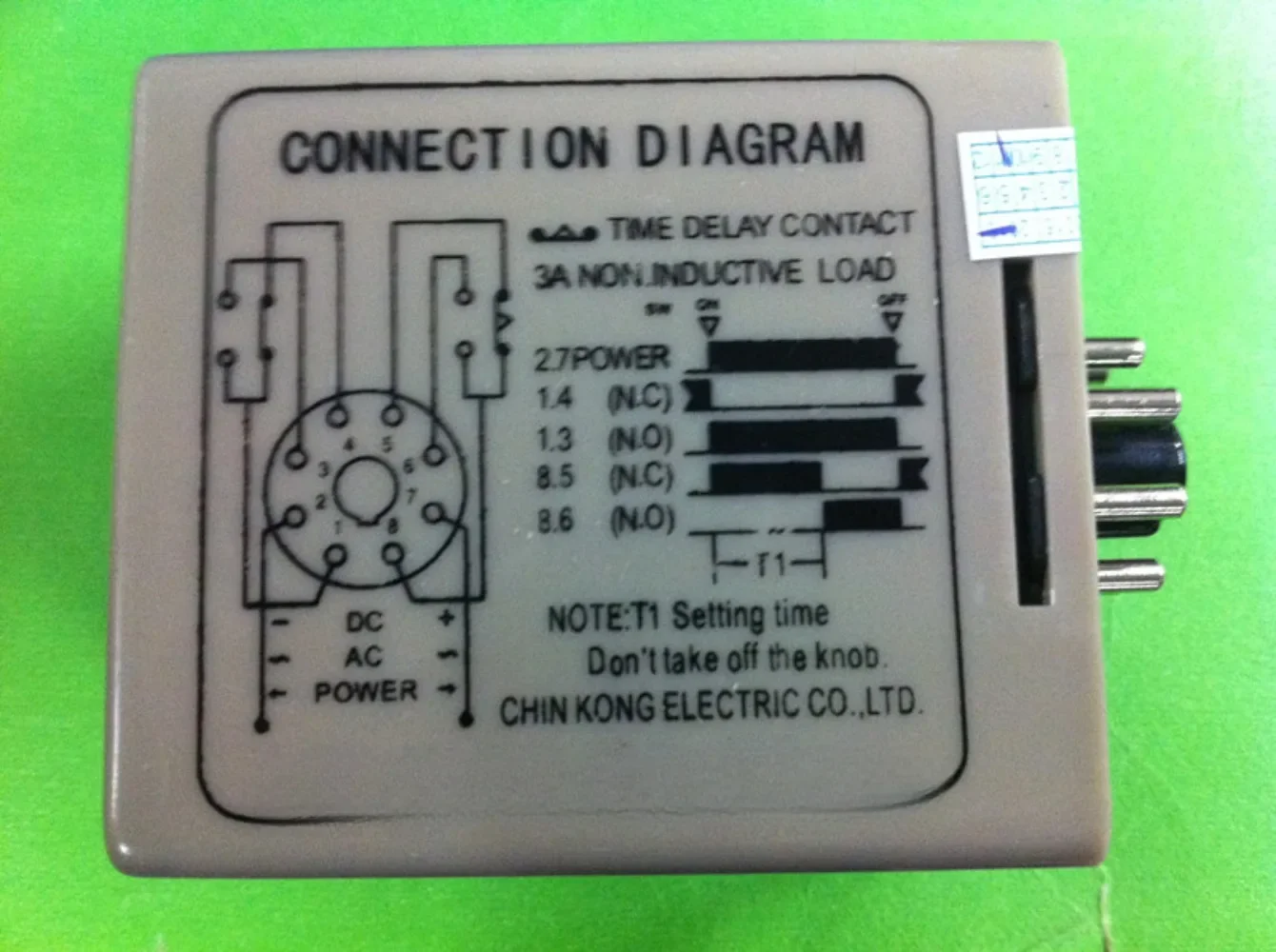 T3D-3P Zhongshan Jinggang CKG Time Relay T3D-3P for washing and laundry