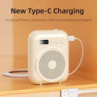 Amplificador de voz portátil megáfono Mini altavoz de Audio con micrófono altavoz ultraligero recargable para enseñanza de profesores