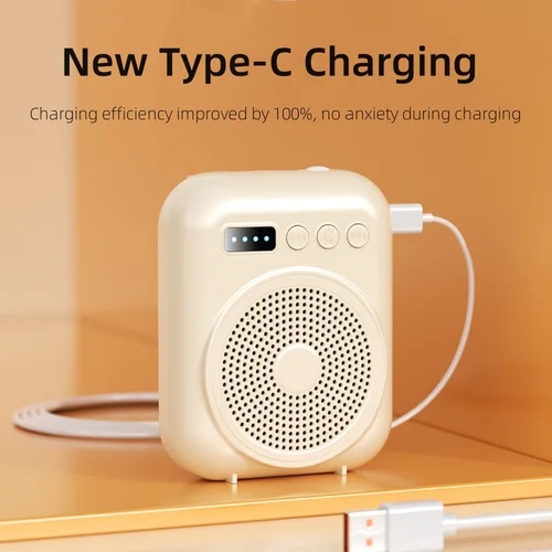 Amplificador de voz portátil megáfono Mini altavoz de Audio con micrófono altavoz ultraligero recargable para enseñanza de profesores