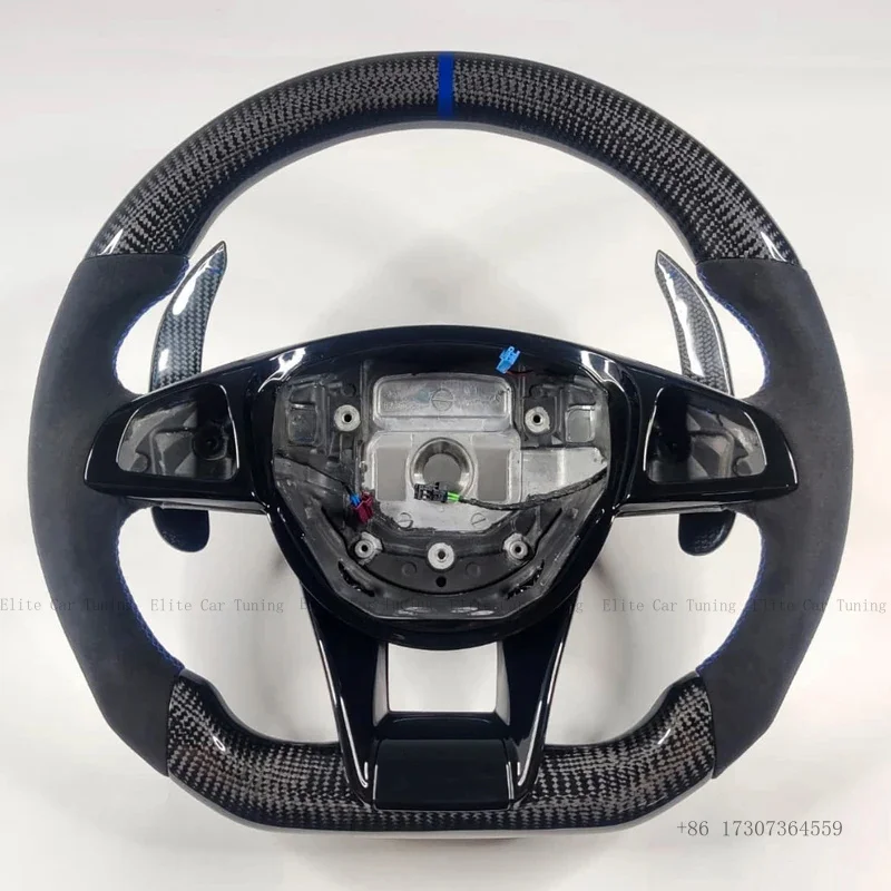 

Carbon Fiber Steering Wheel Fit For Mercedes Benz AMG W203 W213 W218 W222 W211 W167 W176 W221 W177 W124 W204 W205 W212 C63 C300