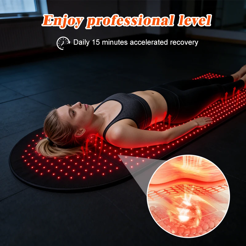 Red Light Infrared Therapy Blanket, Home Healing, Custom Wavelength, Comprehensive Health Care, Pain Relief, 660nm 850nm
