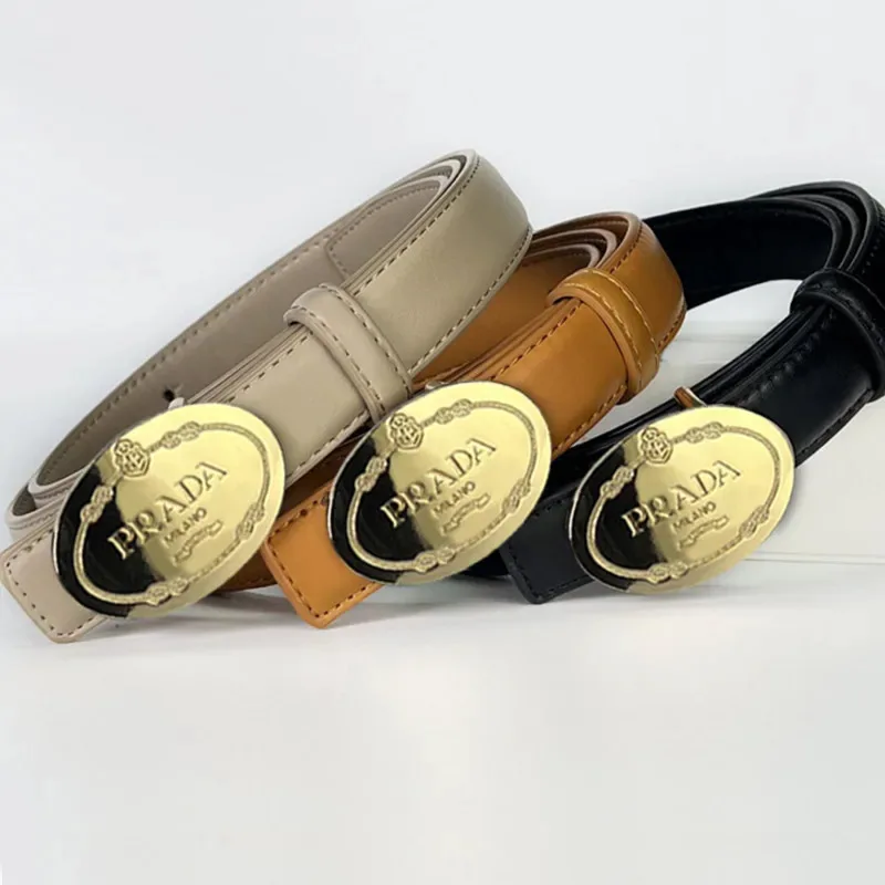 2025 new ladies' fashion belt, high quality gold buckle, elegance and temperament, with women's jeans belt.