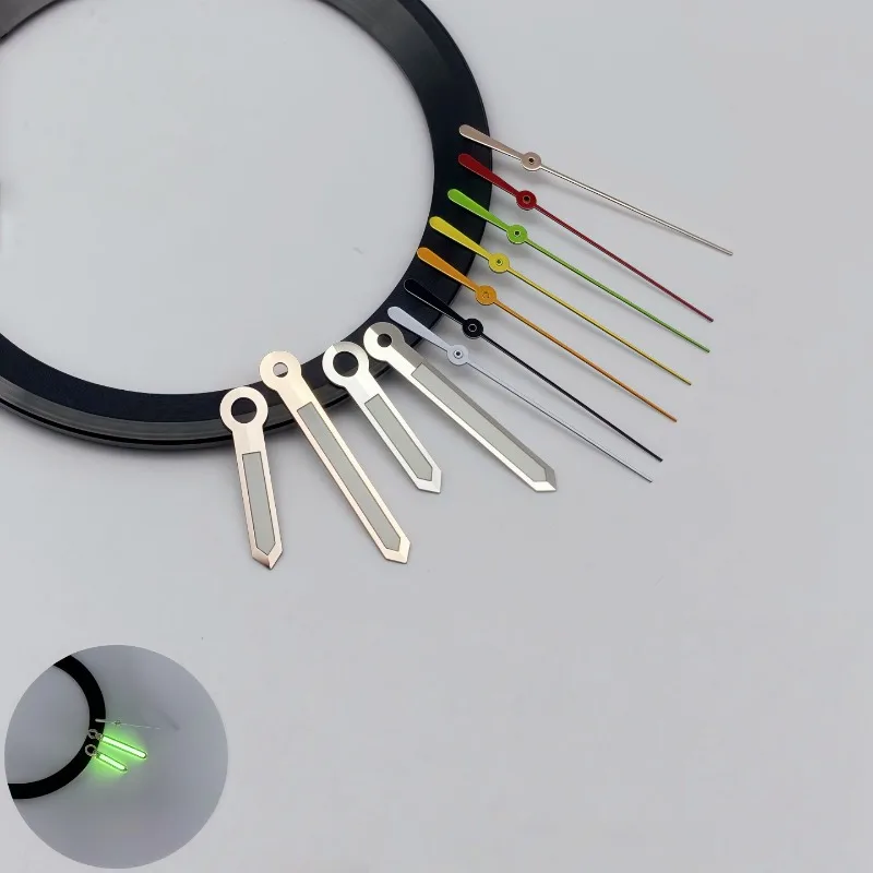 

Аксессуары для модификации часов, стрелки для модификации гранаты, прочные зеленые светящиеся стрелки граната, подходят для механизма NH35/NH36