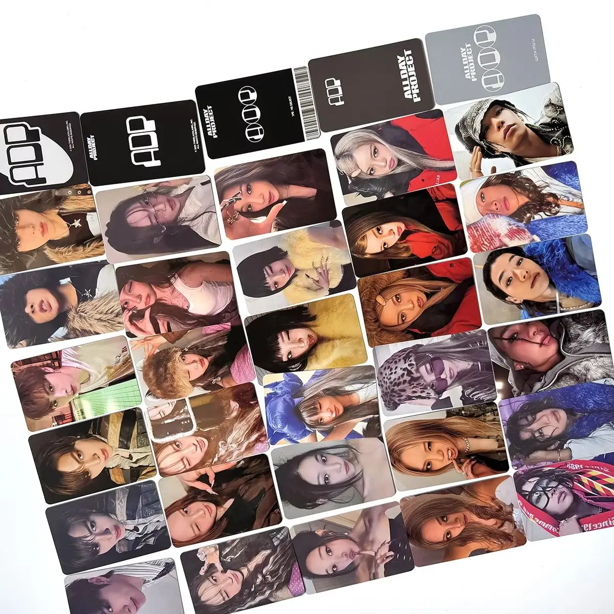 6pcs/set ADP Photocards ALLDAY PROJECT Member Personal Cards ANNIE BAILEY TARZZAN WOOCHAN YOUNGSE Fan Collectible