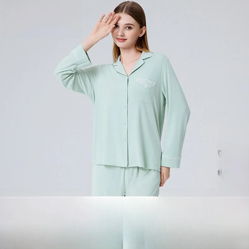 ensemble-de-vetements-de-maison-pour-femmes-lanzhuoli-en-modal-boutonne-manches-longues-pantalon-long-style-decontracte-vetements-de-nuit-confortables-pour-le-printemps-et-l'automne