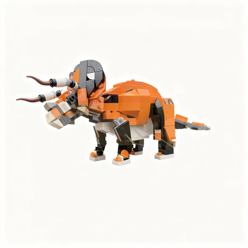 

292pcs MOC Triceratops Horridus 1 32 Creator 3 Model Building Blocks Construction Toy Christmas Gifts DIY Creative Idea Assemble