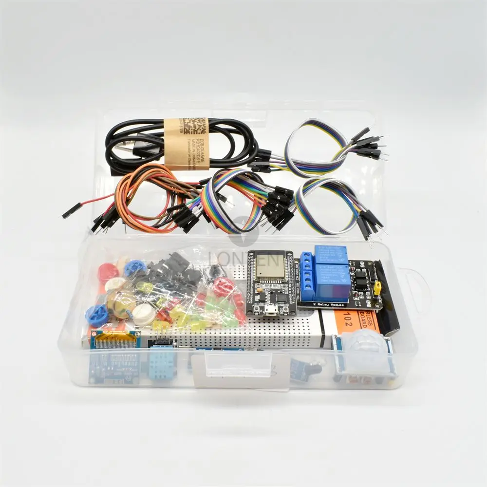 

Starter Kit for Arduino ESP32 WIFI I OT Development Board Electronic Components Sensors Modules with Programming Codes LTARK-8