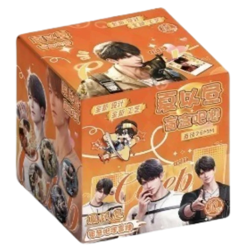 Love and Deep Space Sylus Caleb Bar Corner Box Hochwertige Cartoon-Figur-Peripheriegeräte 75 mm Weißblech-Brosche Blind Draw-Abzeichen