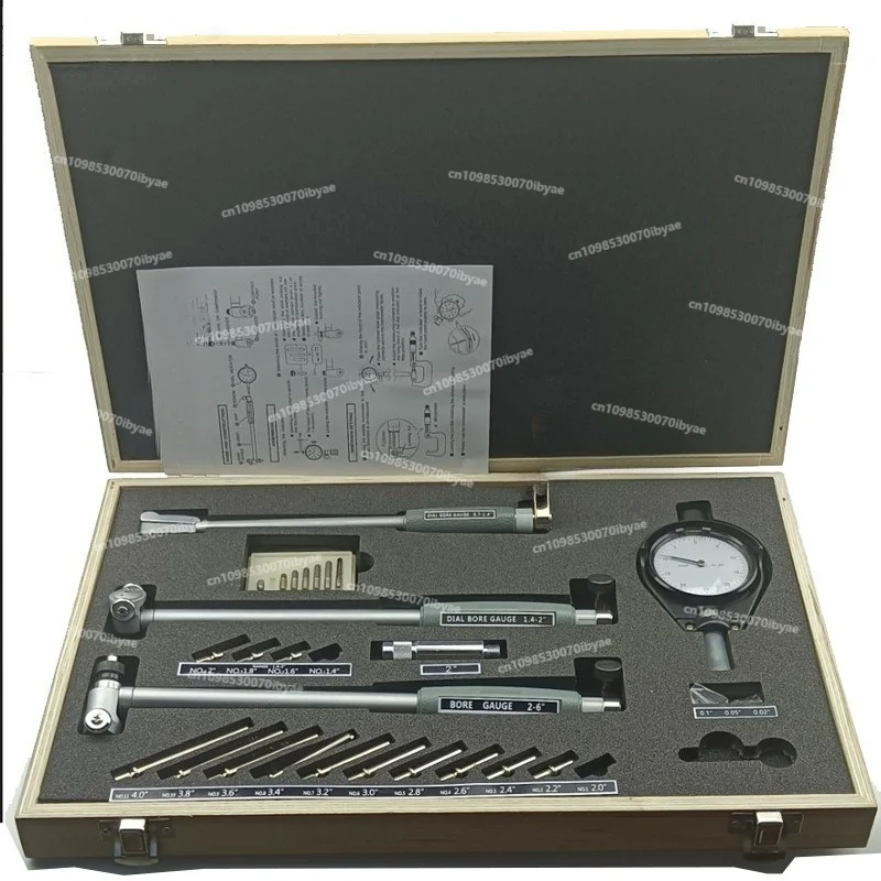 

For Diameter Dial Meter 1000 Minute Inner Hole Measuring Tool A Set of High-precision Meters Inner Warp Cylinder Head 0.7-6 "