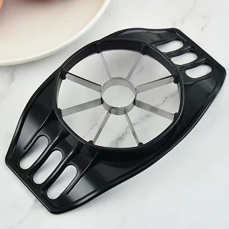 1PC-Apple slicer; large fruit slicer; fruit separator; fruit peeler; stainless steel divider; core removal tool.