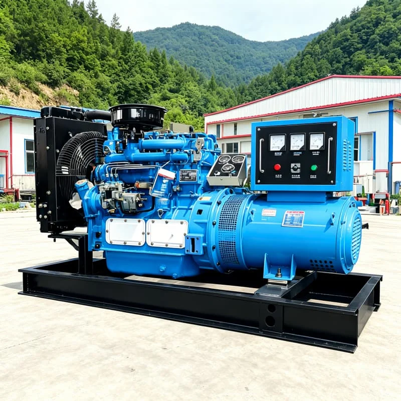 Mining Generator 150KVA 440V Gas for Underground Mine Ventilation Fan Winch Crusher Conveyor Emergency Lighting Customized sale