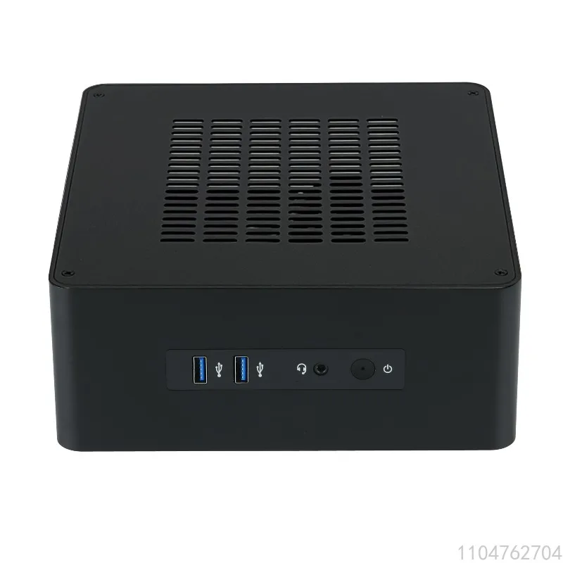 

For TA80 Mini-ITX Case Aluminum HTPC Desktop Chassis with External Power Supply, Support Integrated Graphics Only