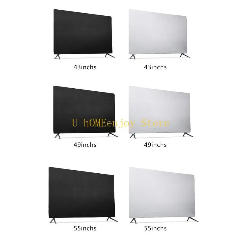 B0KF Indoor Cover Soft Stretch Cloth Fabric Universal 43''/49''/55“ Flat Screen
