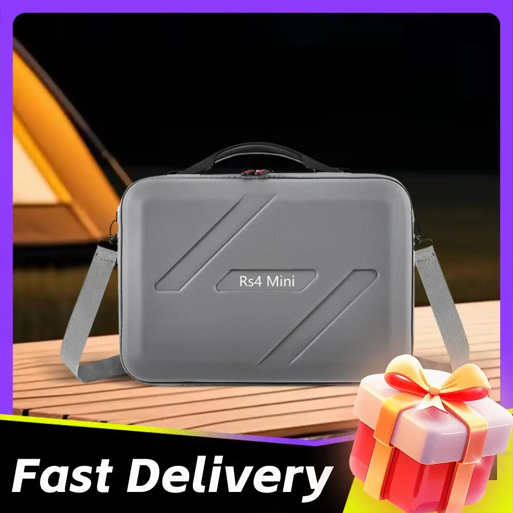 

Чехол для DJI RS4 Mini, портативная сумка для хранения из полиуретана, защитный дорожный кейс с защитой от царапин, аксессуары для стабилизатора