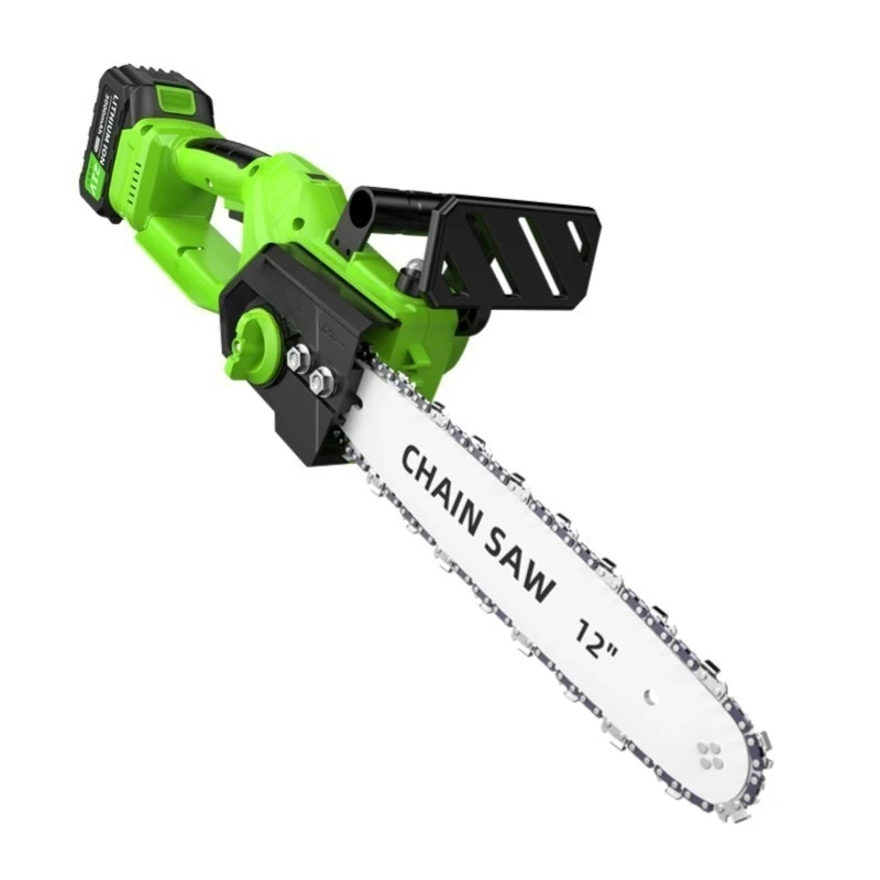 

12-inch lithium-ion electric chainsaw rechargeable lithium-ion electric woodworking chain saw