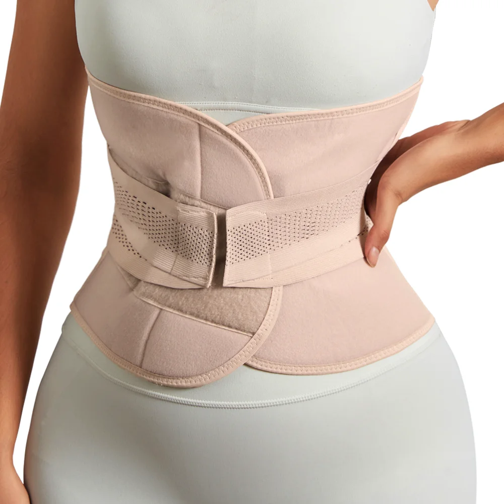 Adjustable Waist Belt Protector Fat Burning Sauna Suit Shapewear Waist Support Belt Brace Tummy Belly Trimmer Gym Sweat Suit view 2
