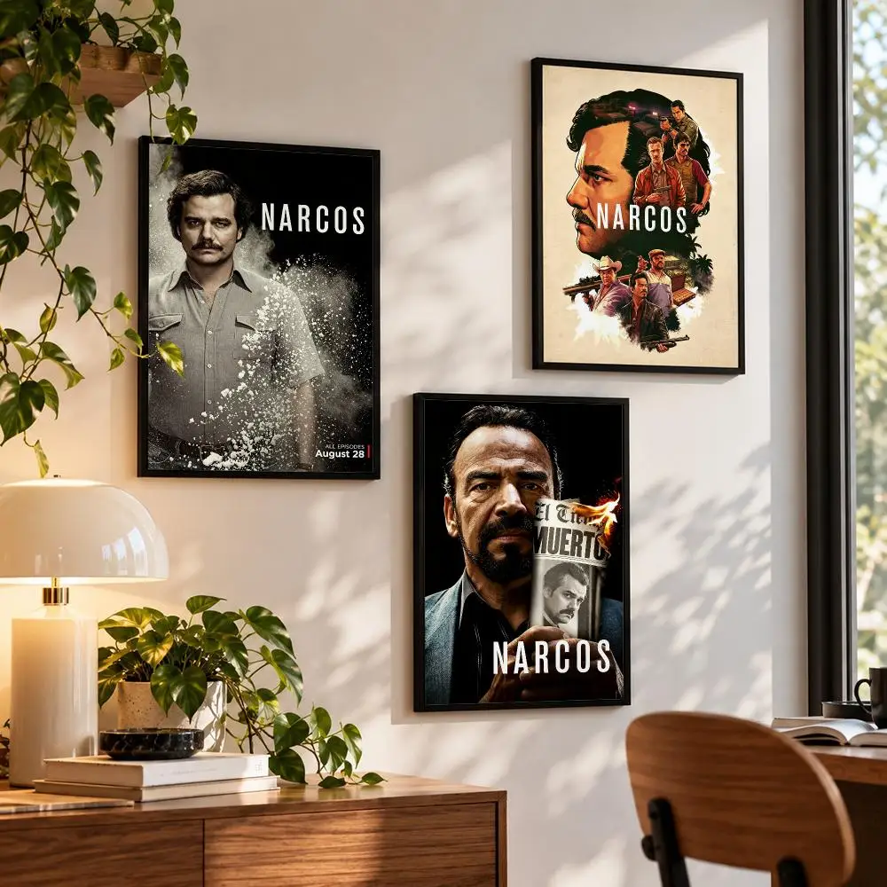 series Narcos Poster Poster HD Self Adhesive Waterproof Wall Art Print Bedroom Living Room Decor Gift