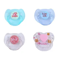 Reborn Doll Supplies Dummy Magnetic Pacifier+Magnet For Reborn Dolls Girl Accessories Lovely Cute Appearance